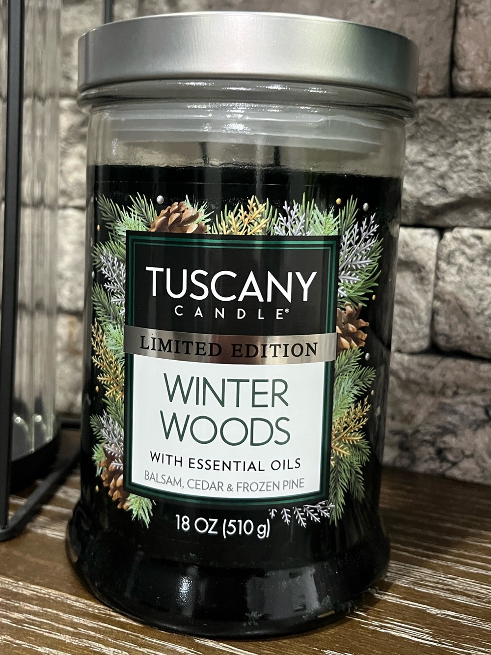 Tuscany Candle Limited Edition-Retired Winter Woods 2-wick ~New~ 18oz